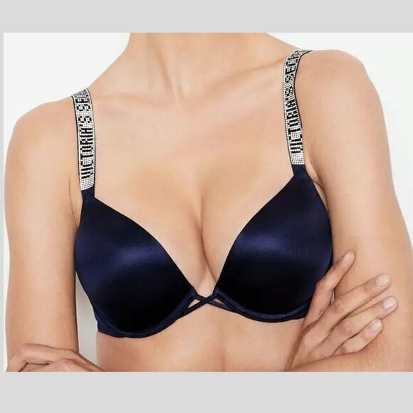 New! Victoria's Secret Very Sexy Bombshell Shine Strap Push Up Bra 10622 - Picture 2 of 11